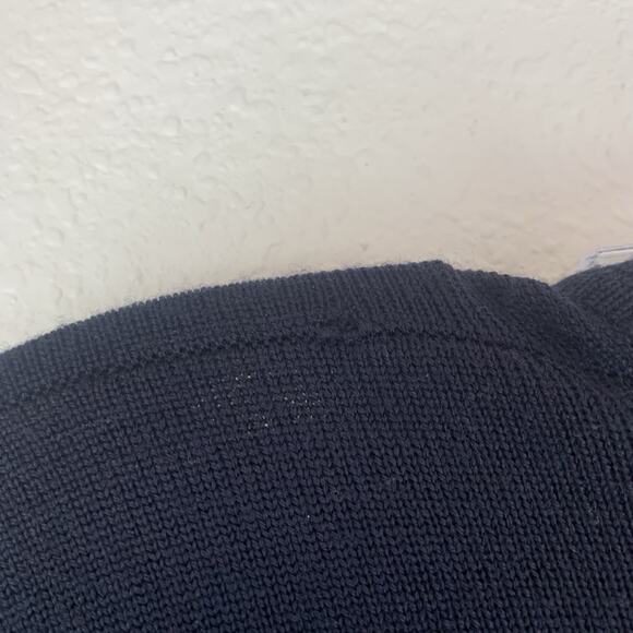 Vtg Pringle of Scotland Sweater Mens 44 Large Cardigan Blue 100% Lambswool - Picture 4 of 11